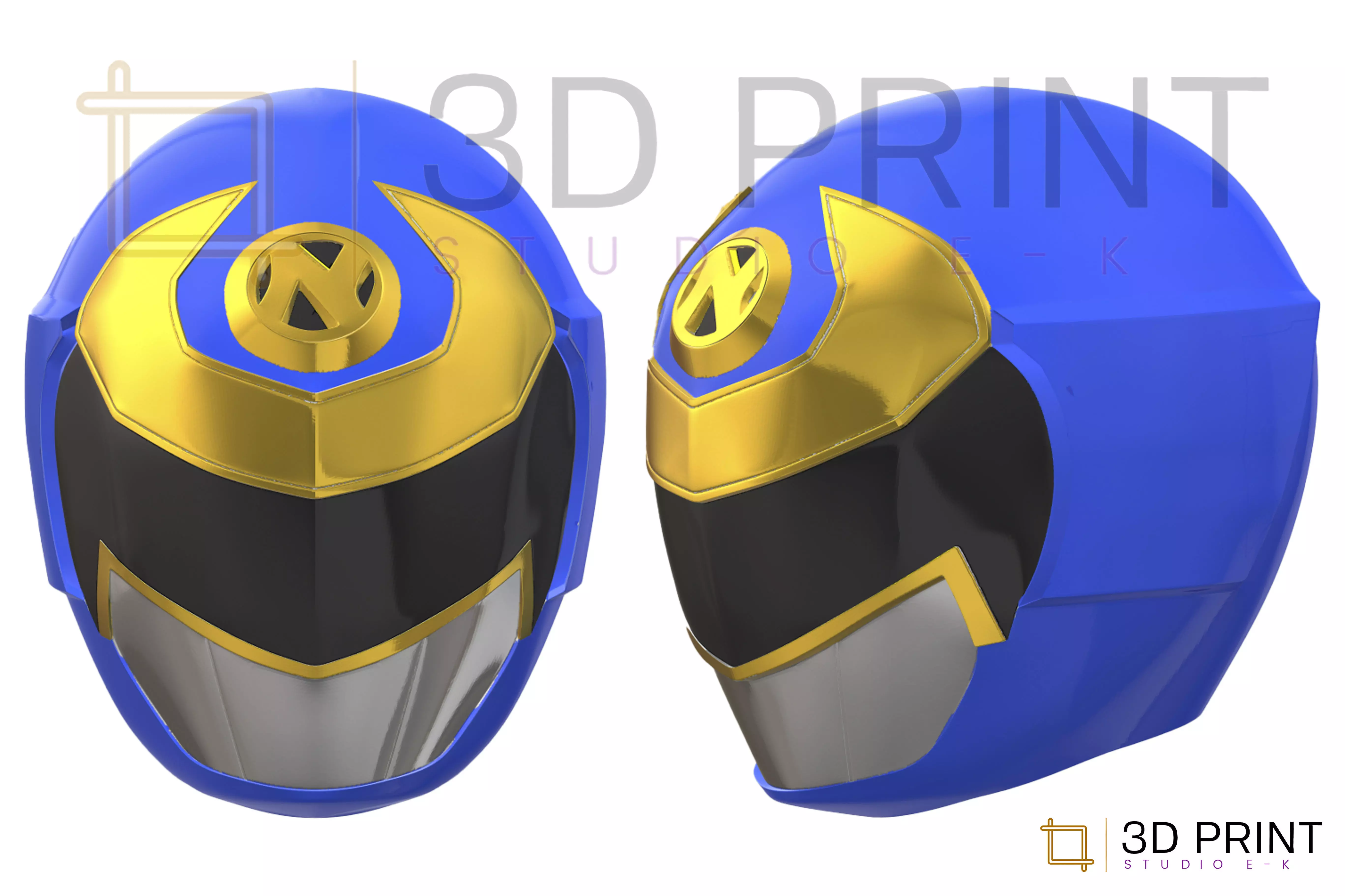 Power Rangers Ninjor MMPR Helmet 3D print model_0