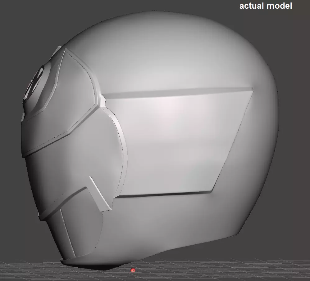 Power Rangers Ninjor MMPR Helmet 3D print model_6