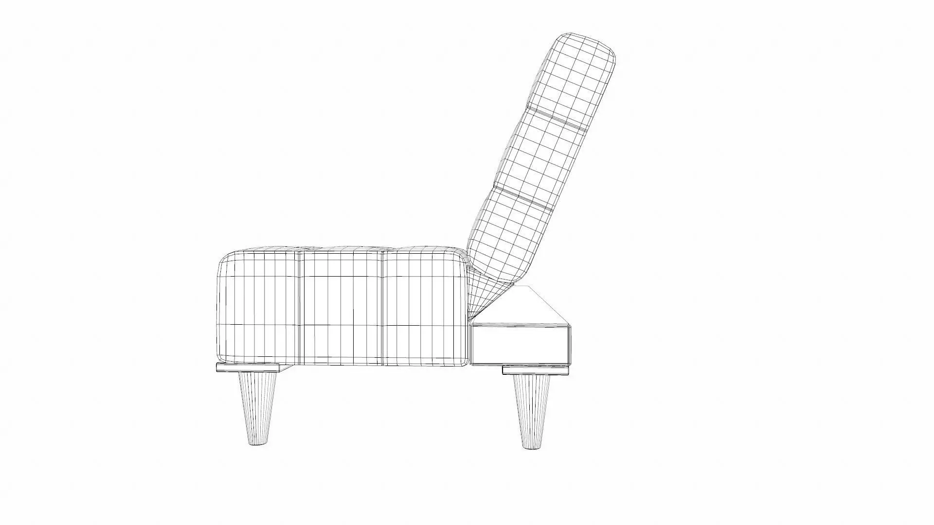 Contemporary Sofa PBR Textured Low-poly 3D model_10