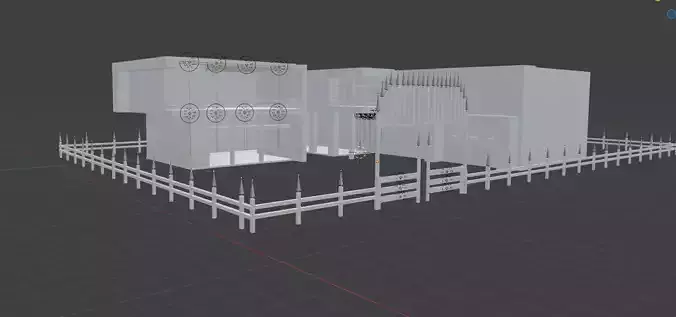 two-story luxury house with garage