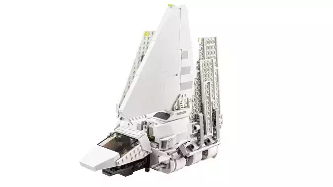 Wikibricks3D - 75302 Imperial Shuttle 