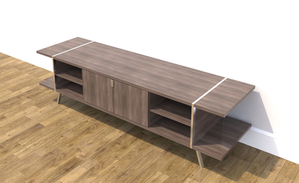 TV Stand-02 3D model_3
