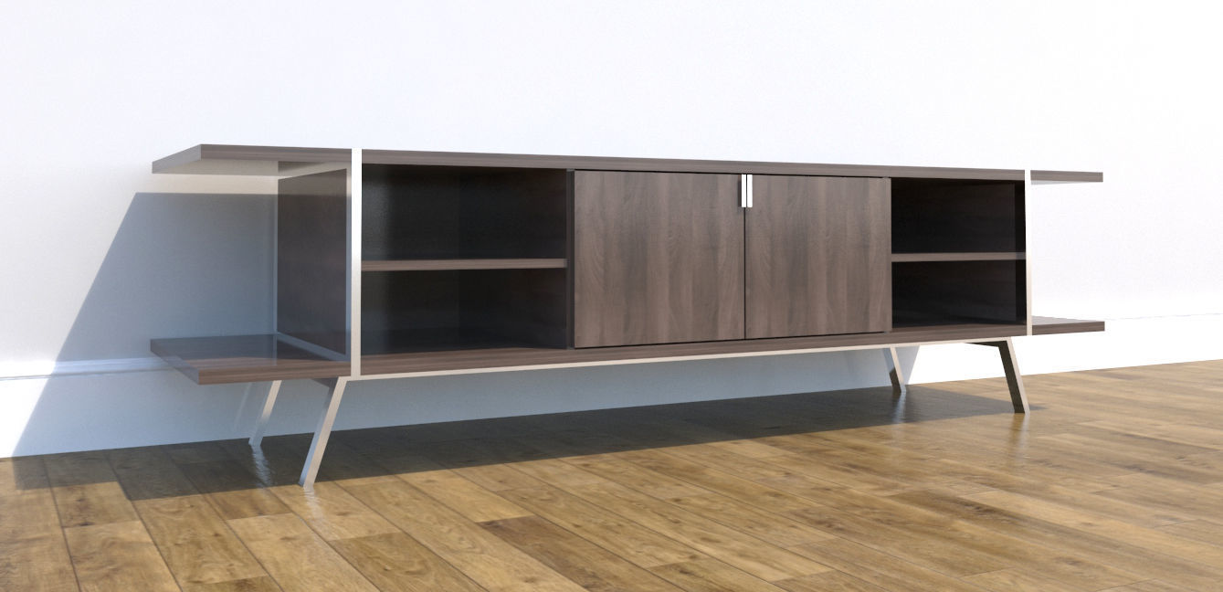 TV Stand-02 3D model_1