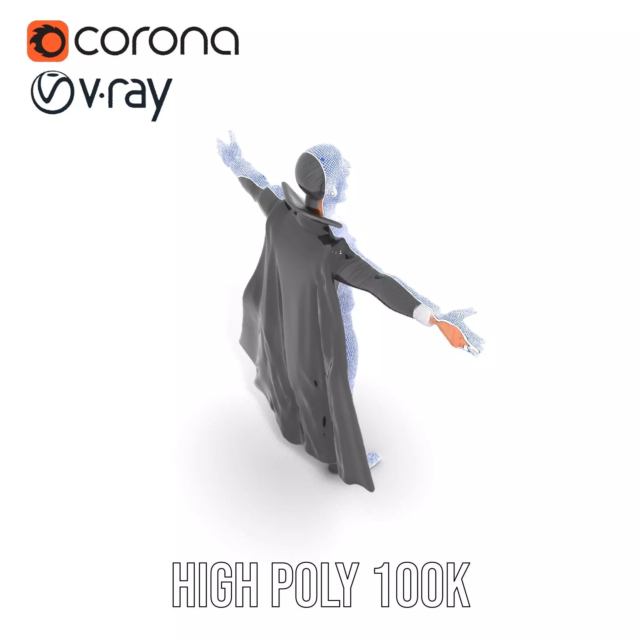 Vampire Character Model Pack Low-poly 3D model_21