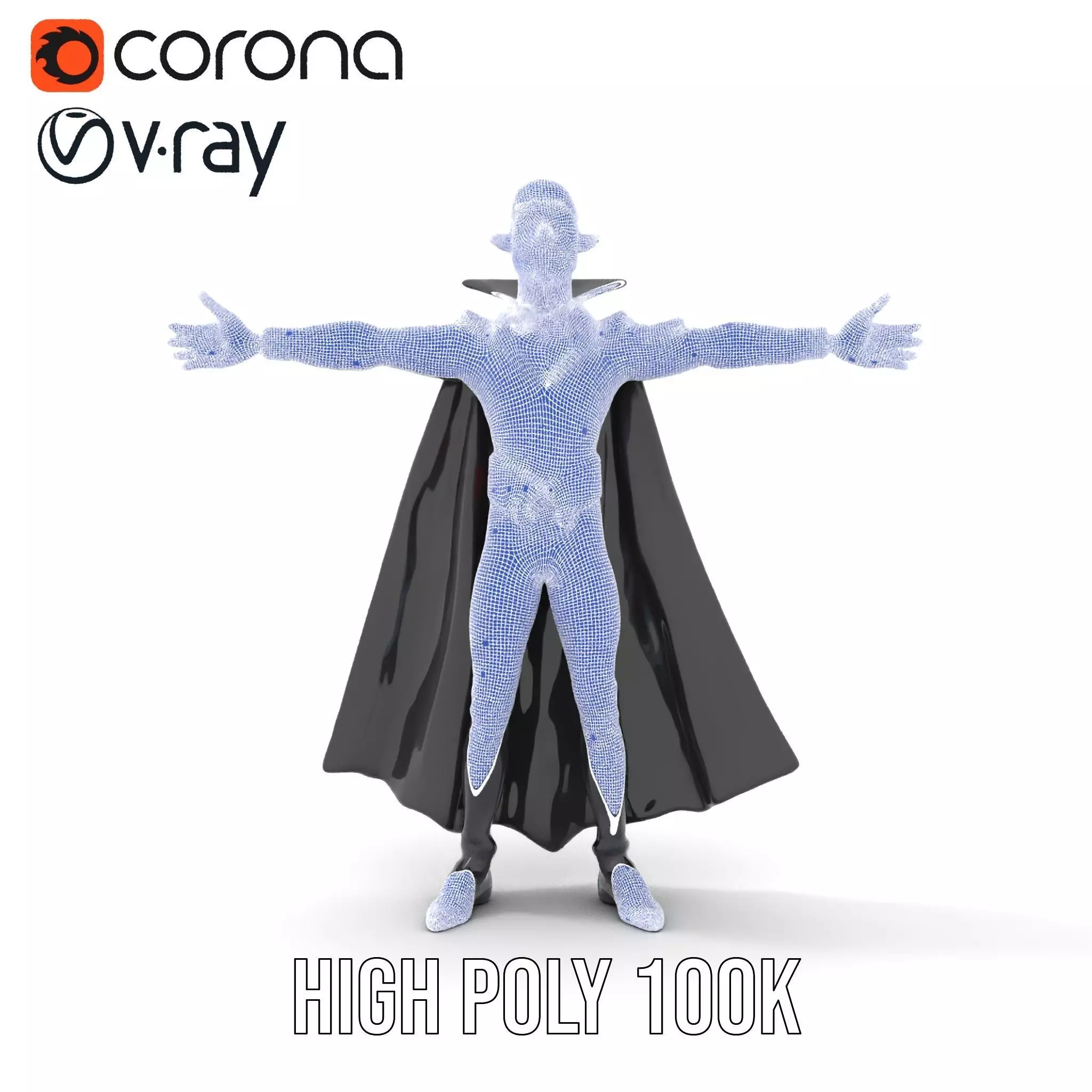 Vampire Character Model Pack Low-poly 3D model_27