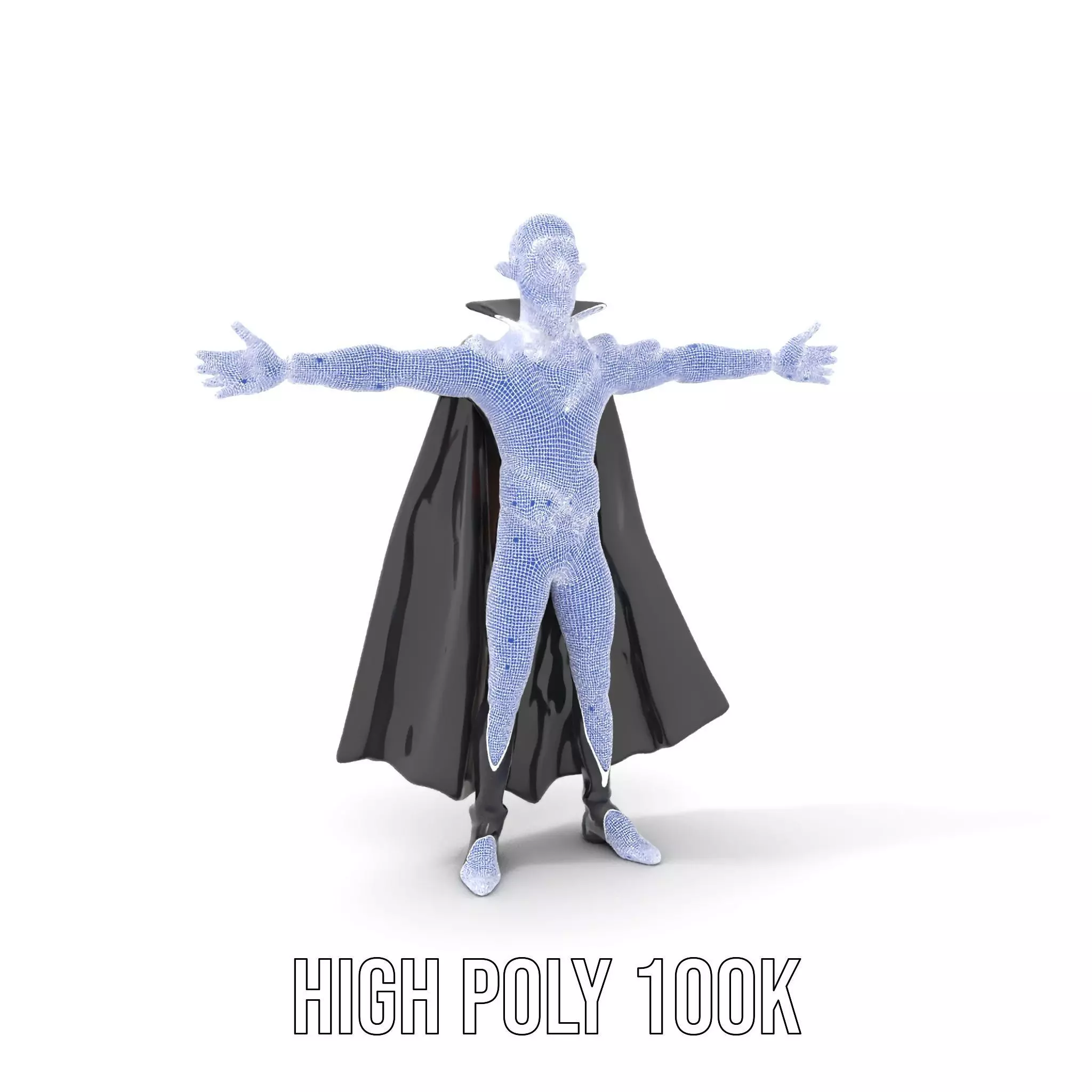 Vampire Character Model Pack Low-poly 3D model_5