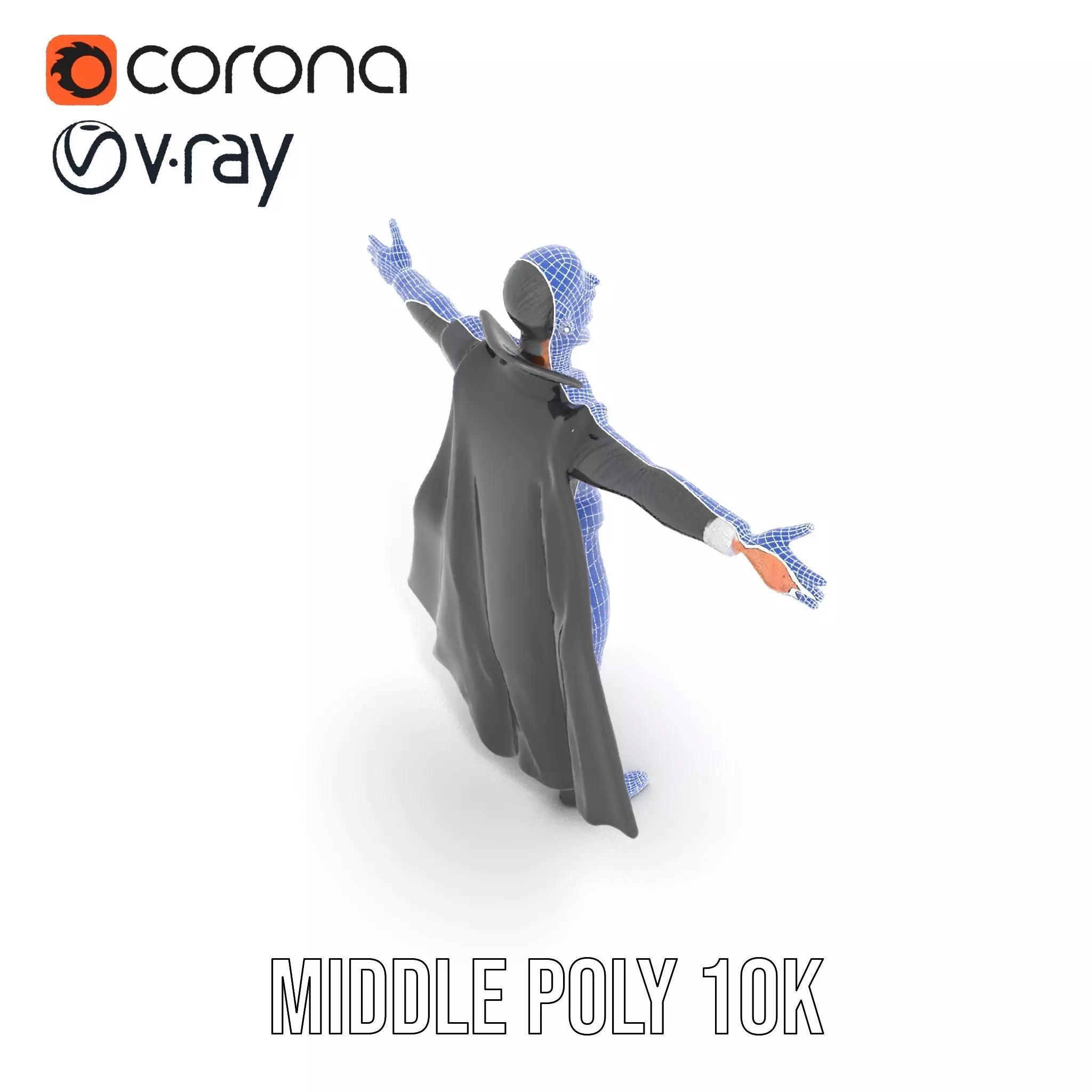 Vampire Character Model Pack Low-poly 3D model_22