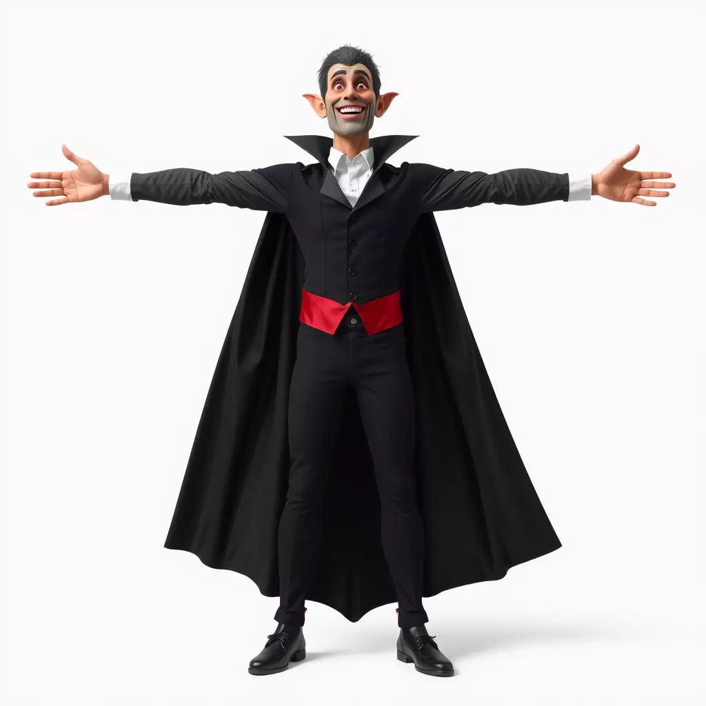 Vampire Character Model Pack Low-poly 3D model_3