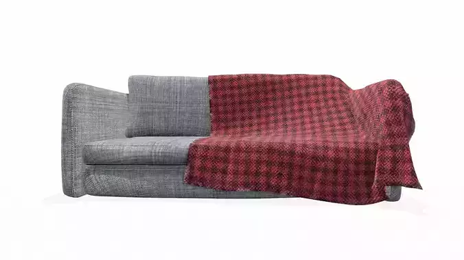 Vintage Sofa PBR Textured