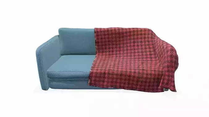 Vintage Sofa PBR Textured