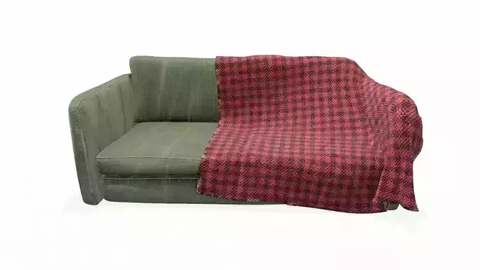 Vintage Sofa PBR Textured
