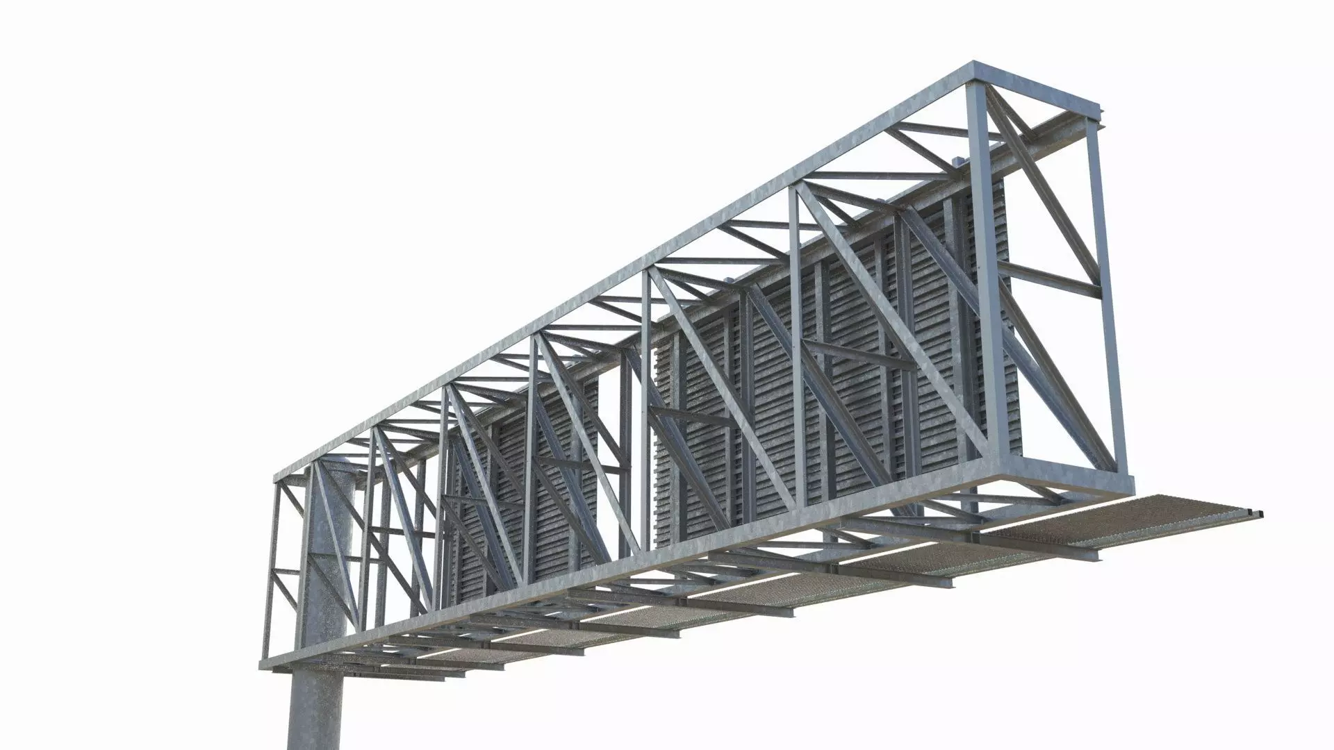 Highway Sign collection  3D model_17