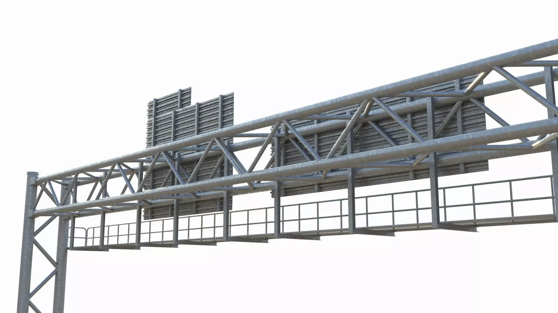 Highway Sign collection  3D model_10