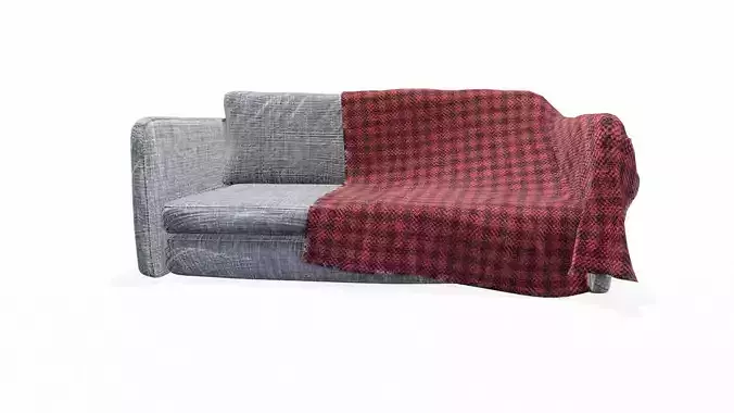 Vintage Sofa PBR Textured