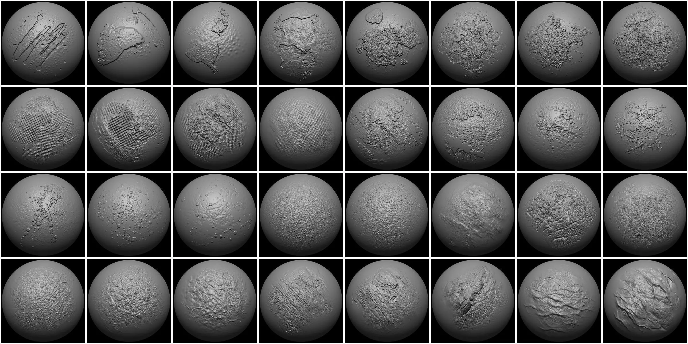 Bone Brush-Blender vdm-Zbrush VDM 3D model_5