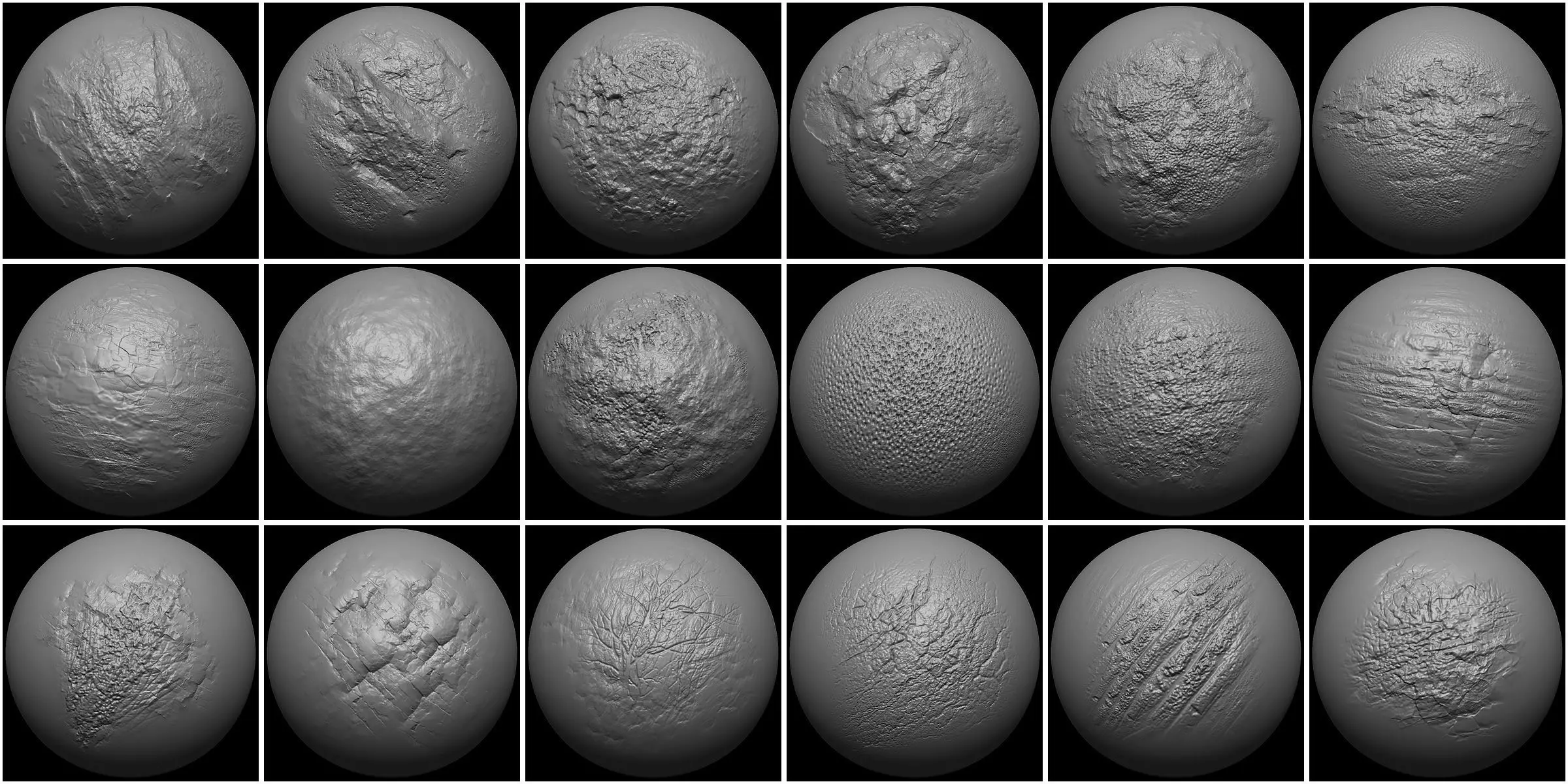 Bone Brush-Blender vdm-Zbrush VDM 3D model_6