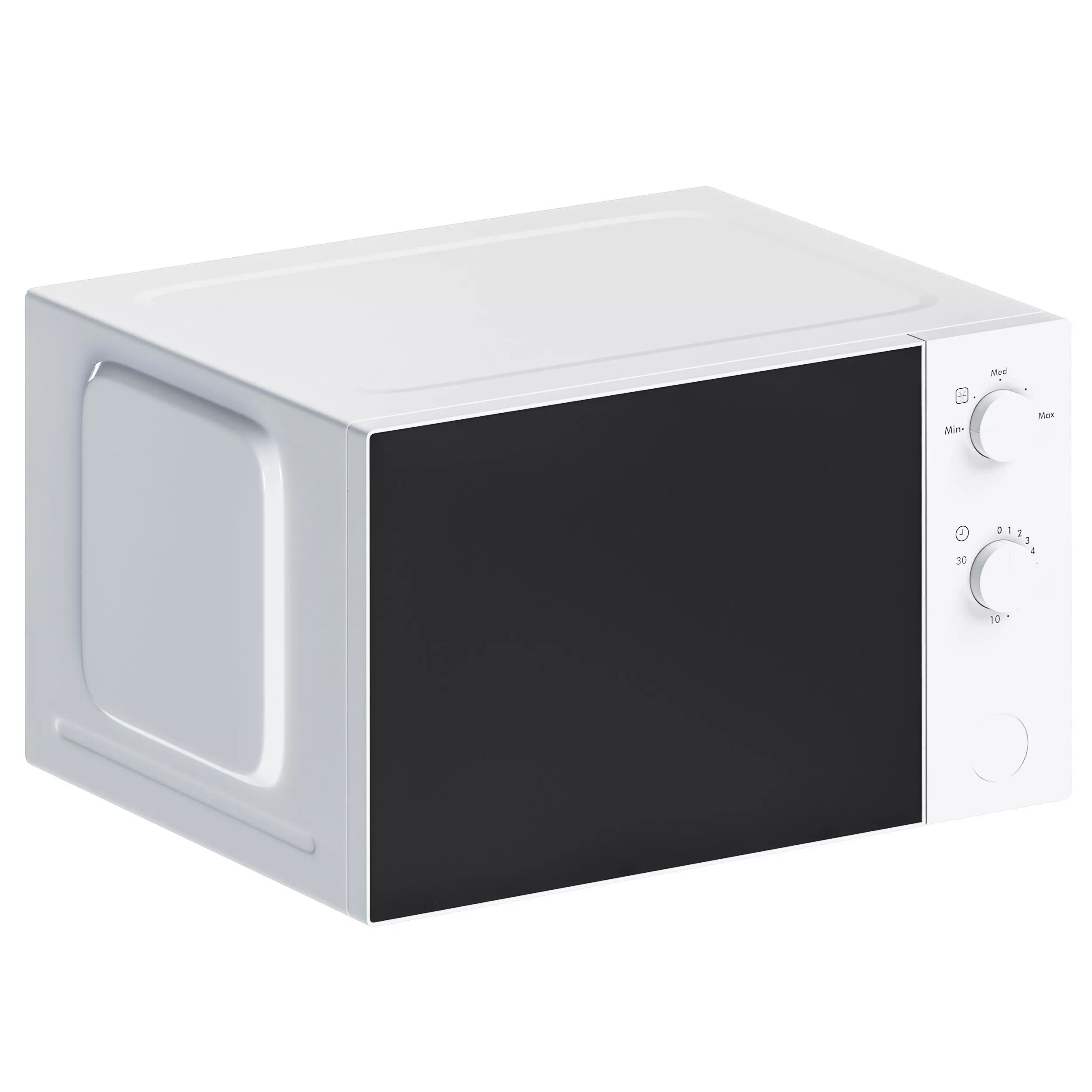 Ikea Microwave Oven 3D model_1