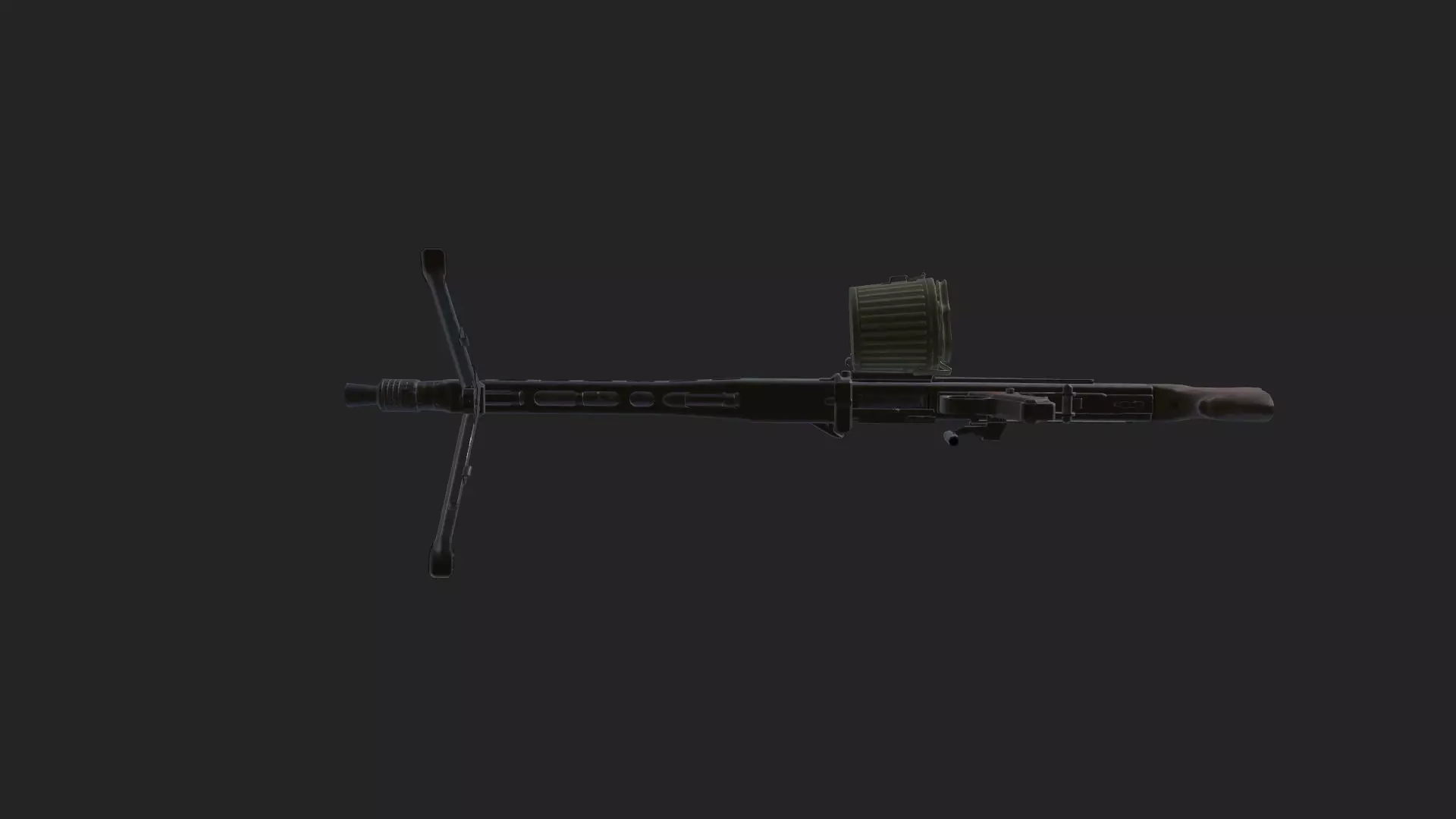 Pistol 3D Model 023 Low-poly 3D model_11