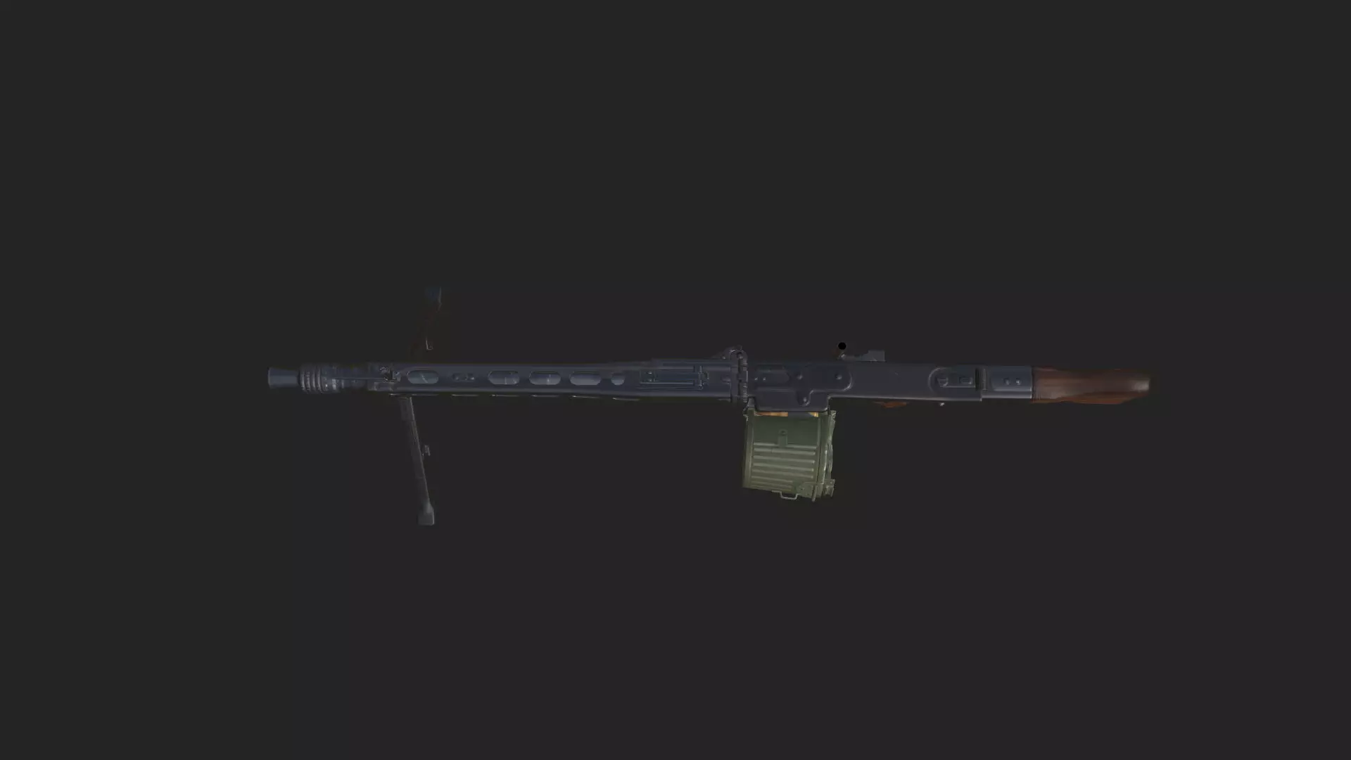 Pistol 3D Model 023 Low-poly 3D model_10