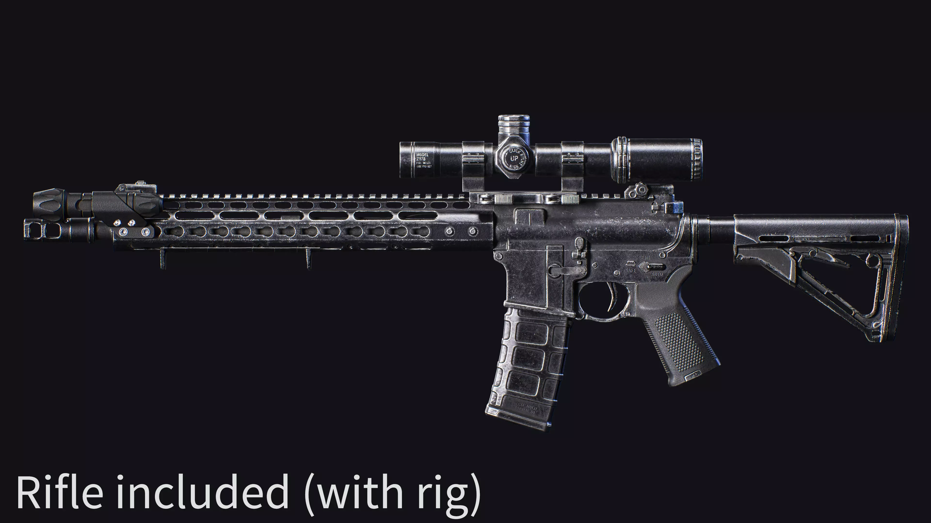 Modular Soldier Character Army Tactical Spec Ops 03 Low-poly 3D model_10