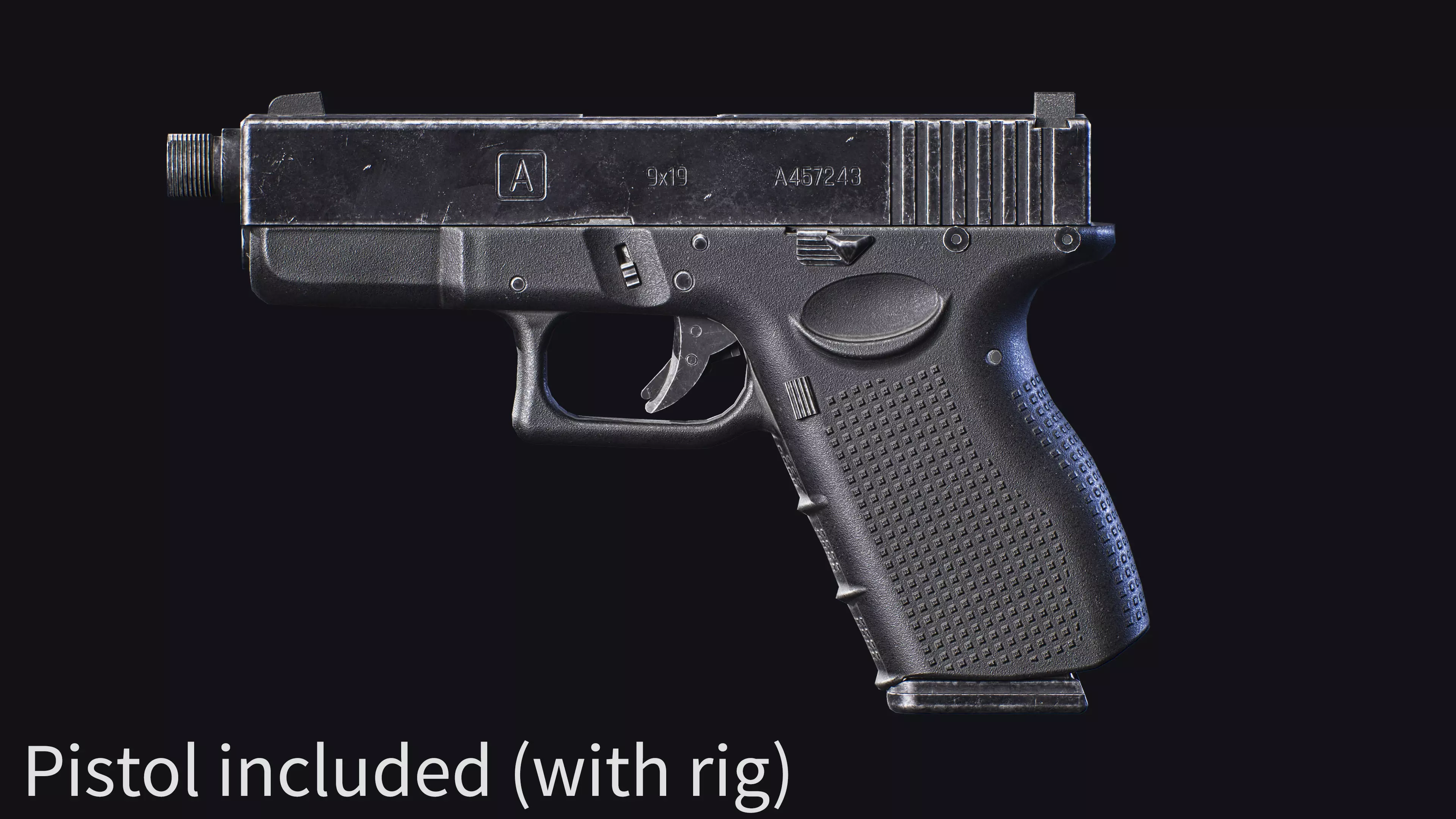 Modular Soldier Character Army Tactical Spec Ops 03 Low-poly 3D model_11