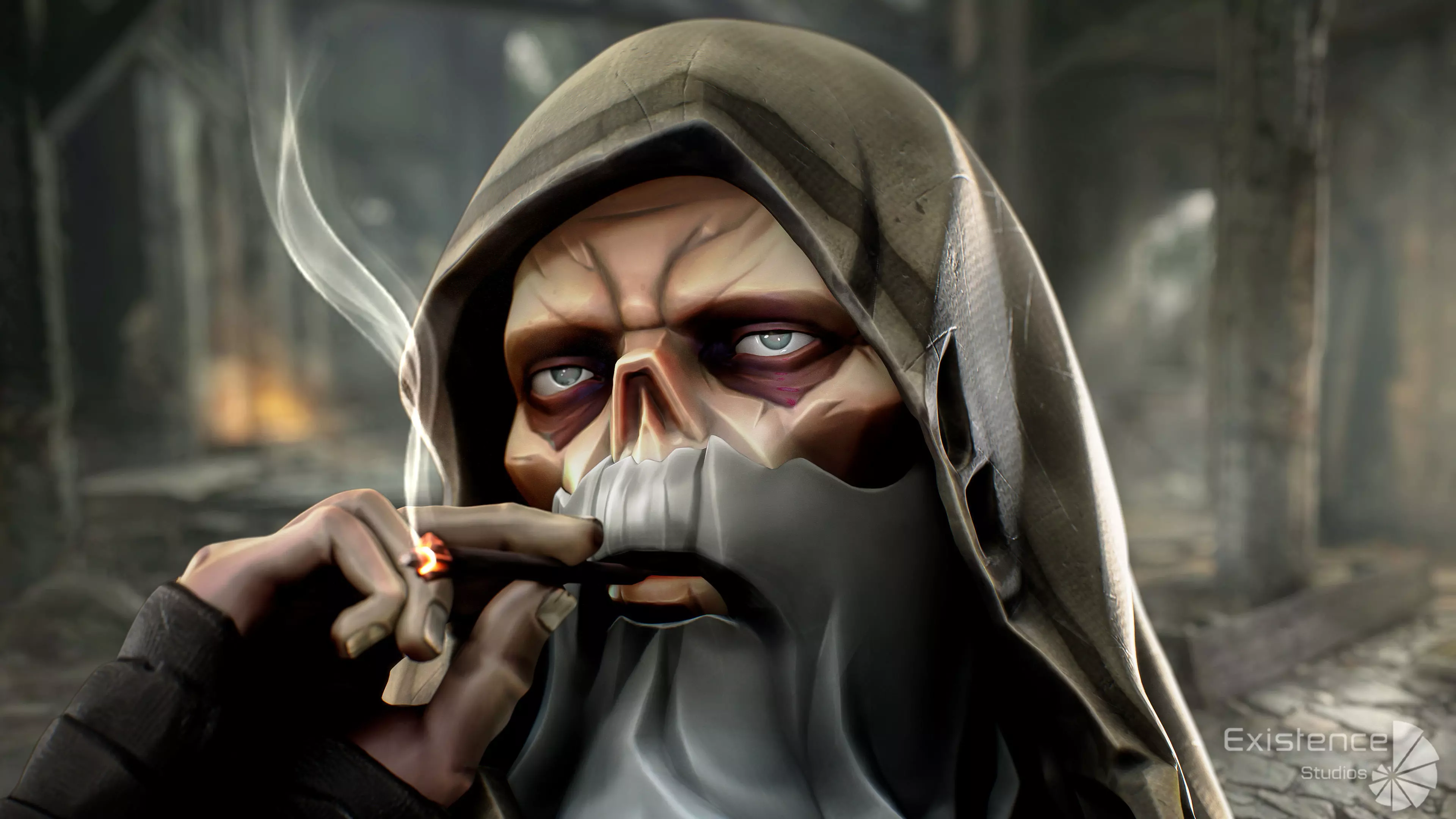 Old Undead Draugr - Stylized Zombie Warrior - Norse Fantasy - 72 Low-poly 3D model_18