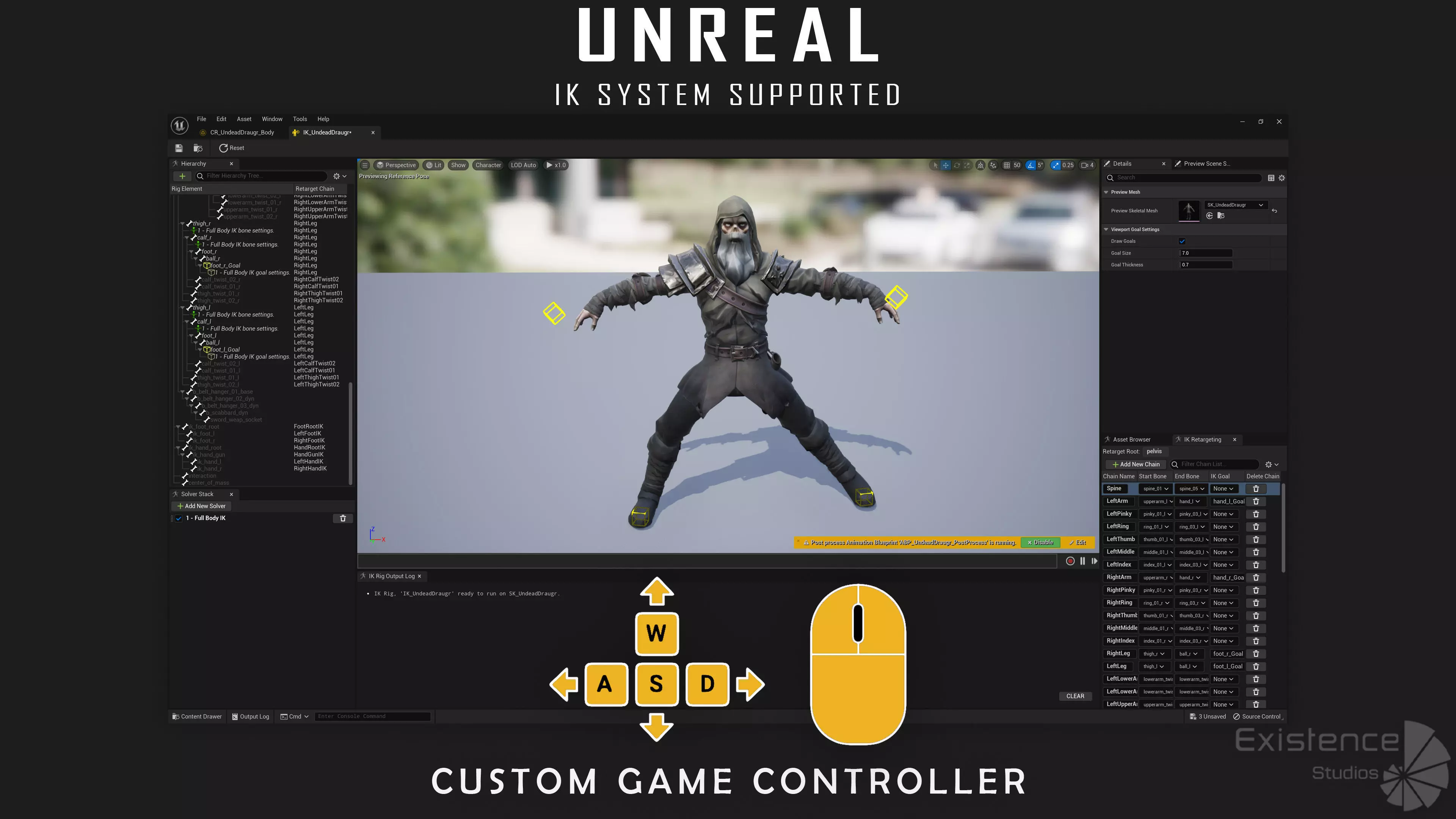 Old Undead Draugr - Stylized Zombie Warrior - Norse Fantasy - 72 Low-poly 3D model_27