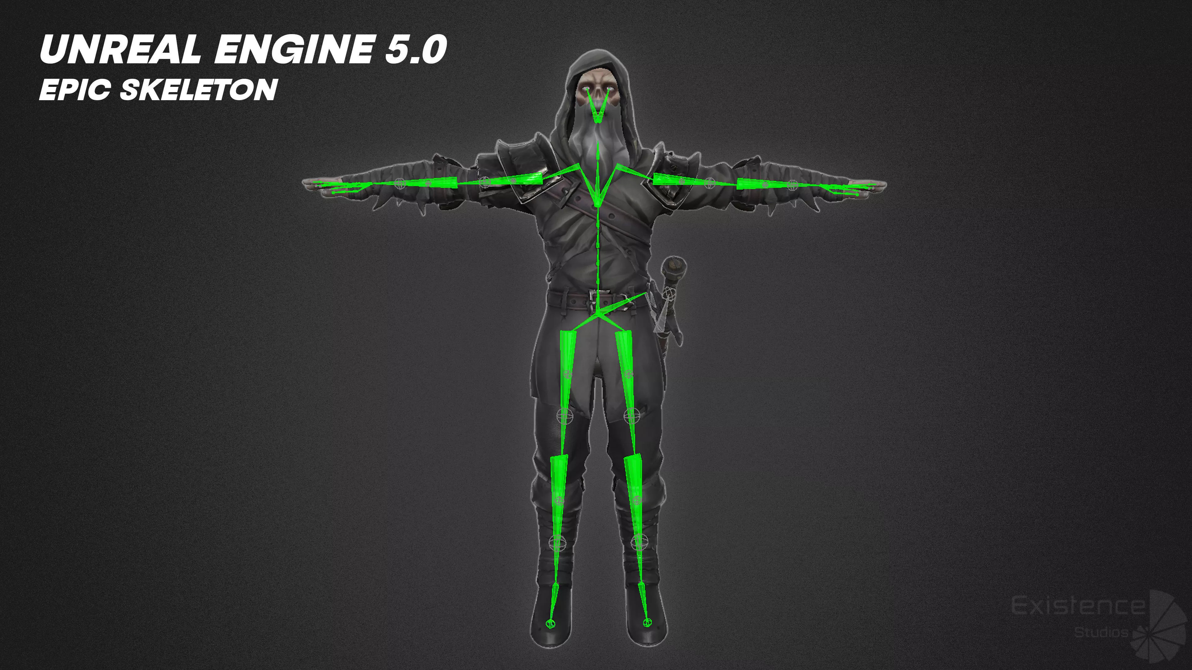 Old Undead Draugr - Stylized Zombie Warrior - Norse Fantasy - 72 Low-poly 3D model_21