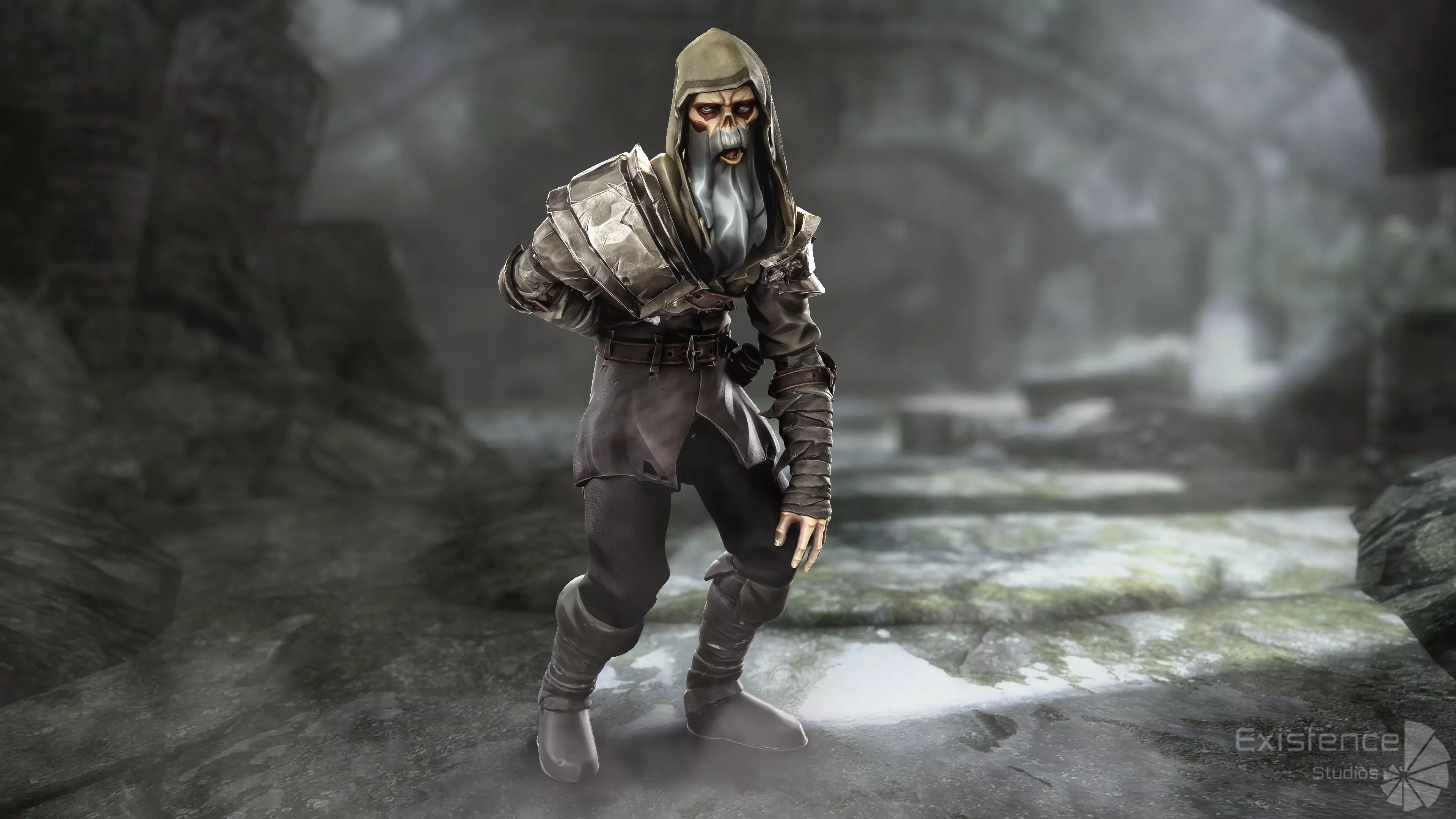 Old Undead Draugr - Stylized Zombie Warrior - Norse Fantasy - 72 Low-poly 3D model_17