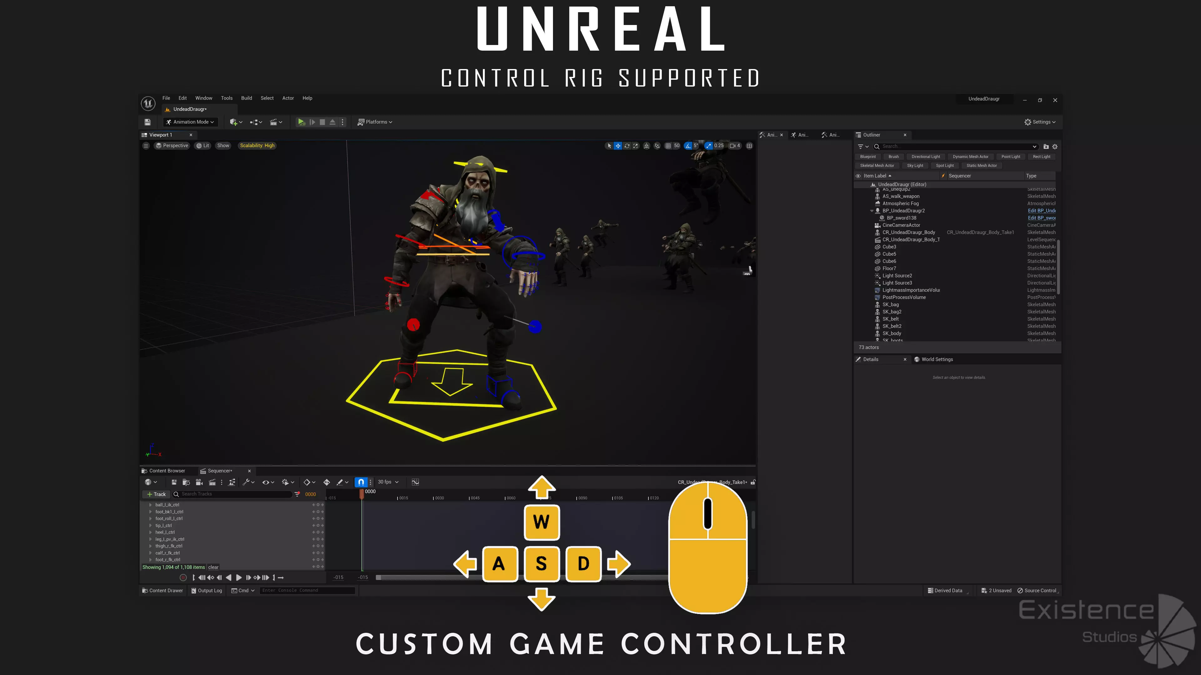 Old Undead Draugr - Stylized Zombie Warrior - Norse Fantasy - 72 Low-poly 3D model_25