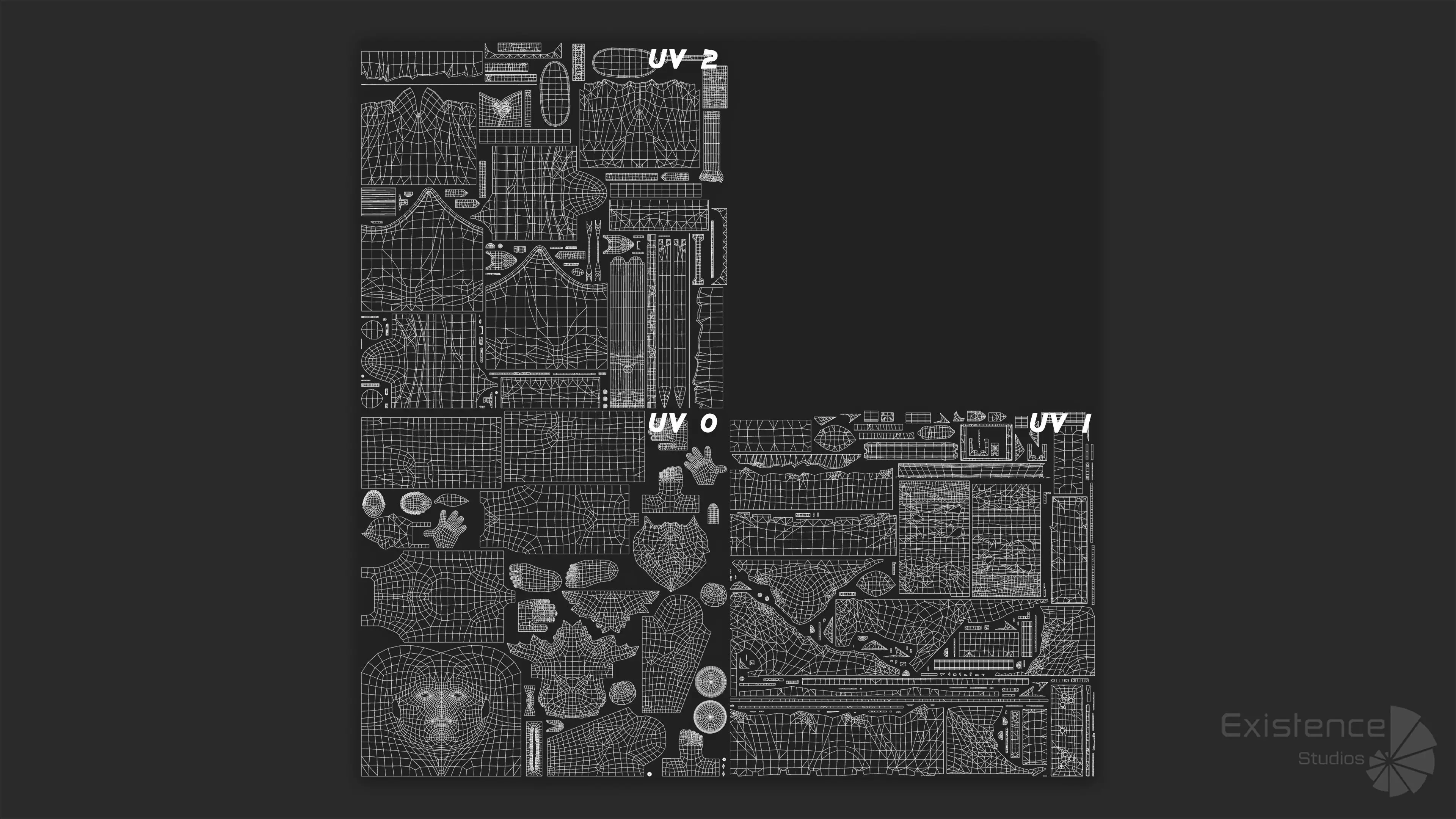 Old Undead Draugr - Stylized Zombie Warrior - Norse Fantasy - 72 Low-poly 3D model_23