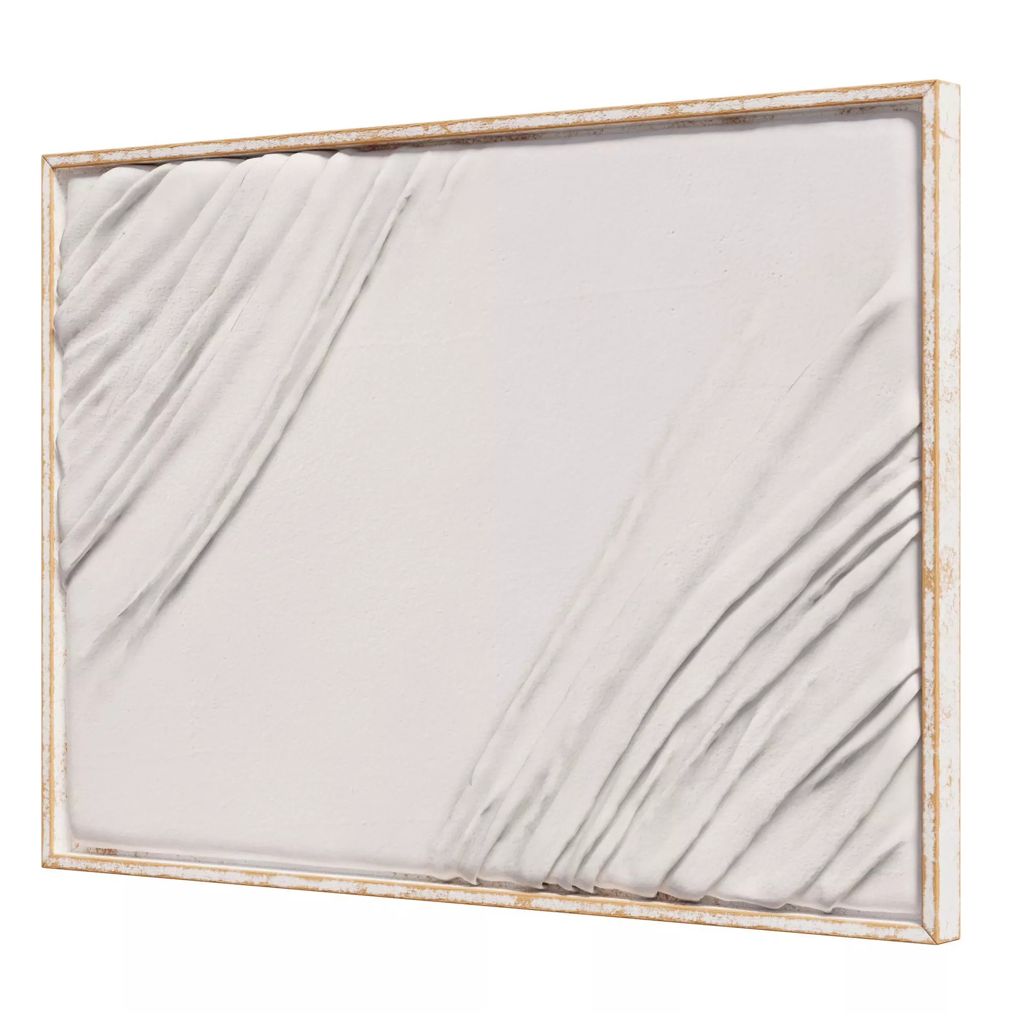 Wood Dimensional Wavy Wall Decor 3D model_3