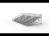 Bleachers 3D model_1