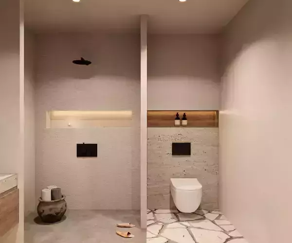 Wabi Sabi Bathroom Design