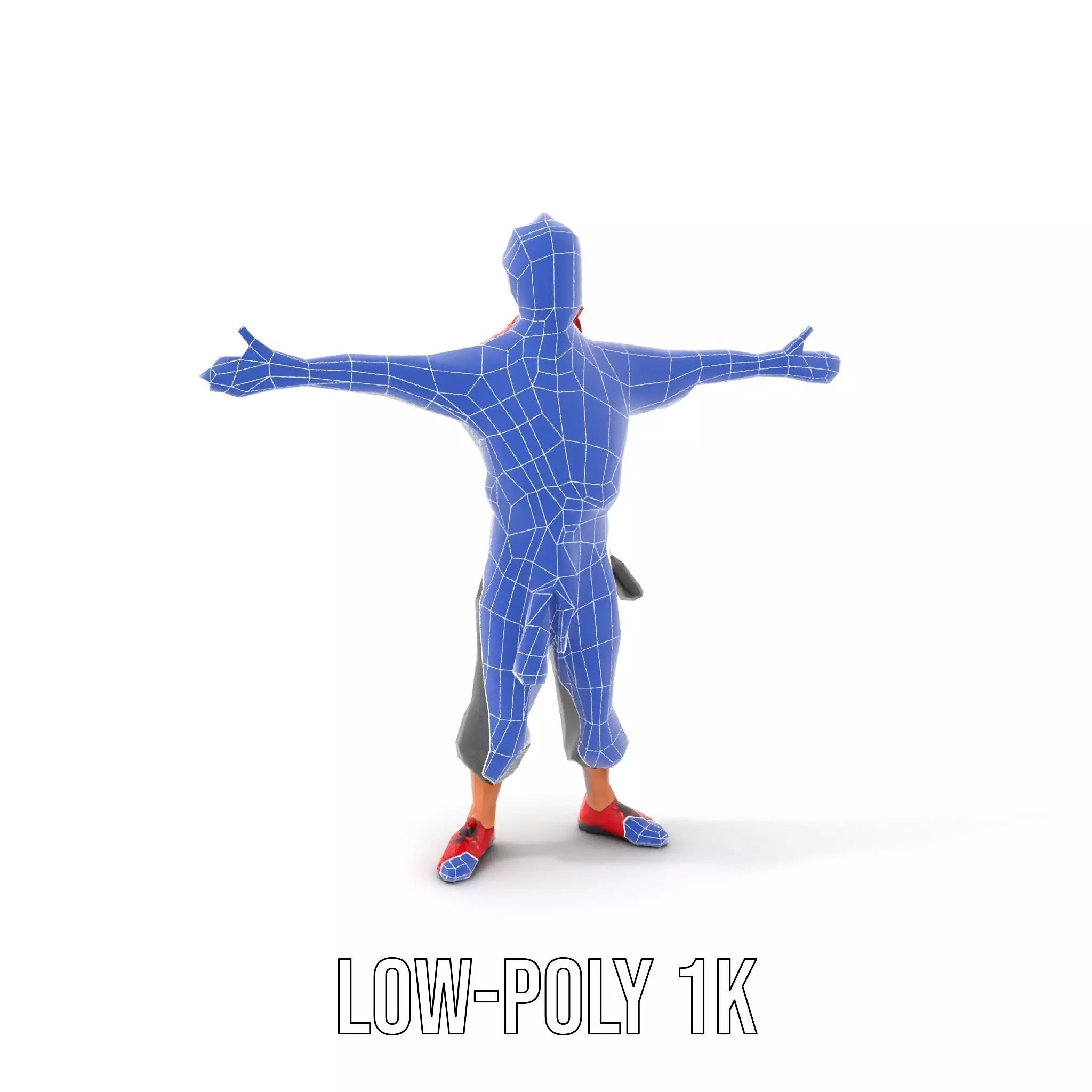 Martial Artist Character Model Pack with Dynamic Outfit Low-poly 3D model_25