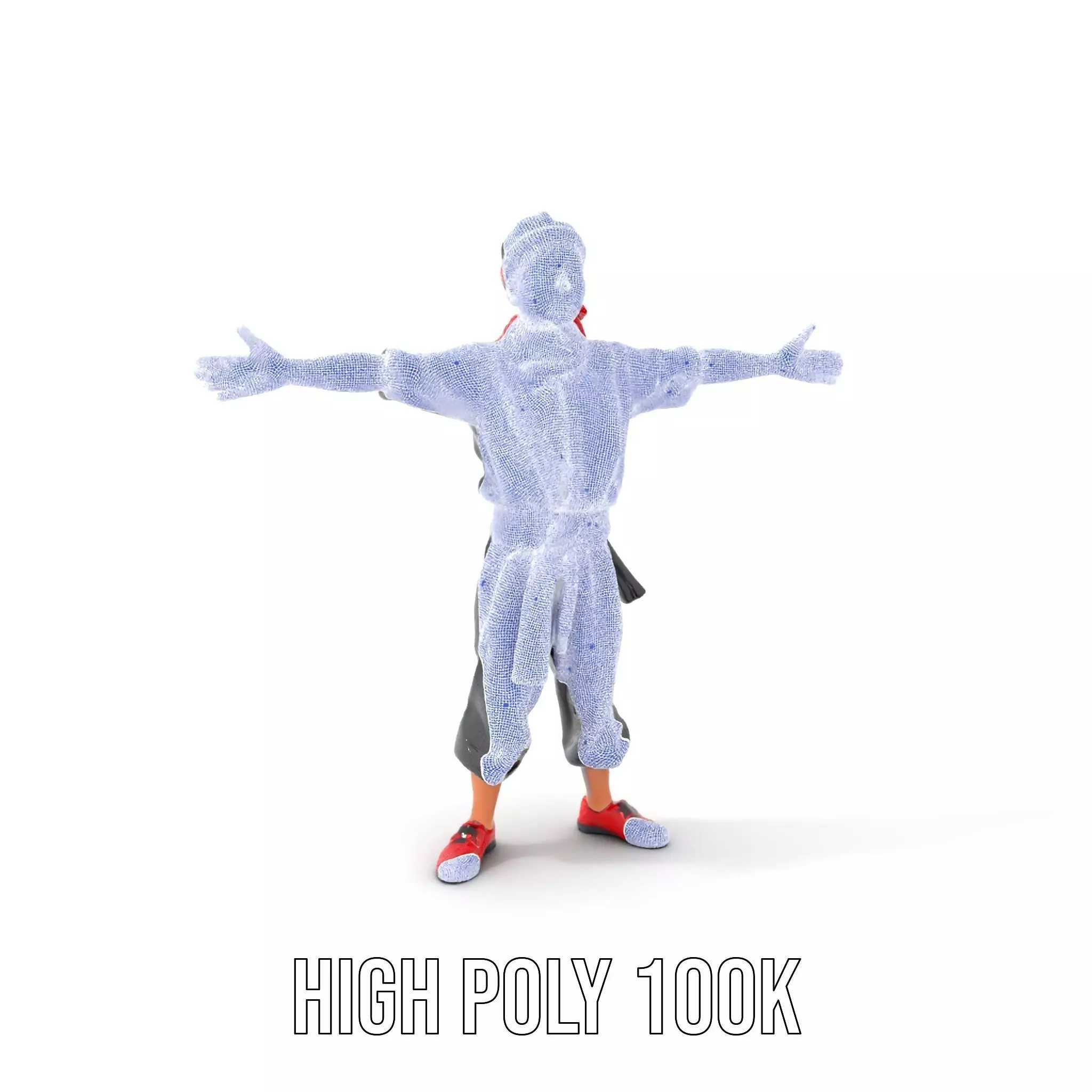 Martial Artist Character Model Pack with Dynamic Outfit Low-poly 3D model_5