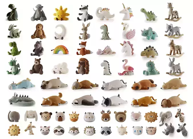Plush Toys Big Collection Vols 27-45 