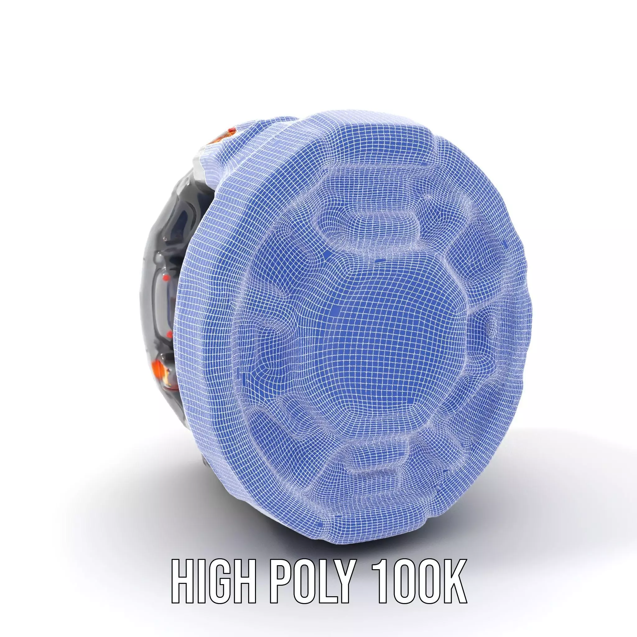 Futuristic Energy Core Model Pack Low-poly 3D model_5