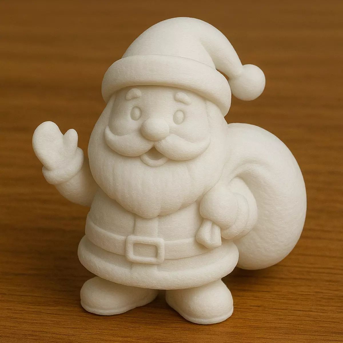 Cute Santa Claus 3D print model_0
