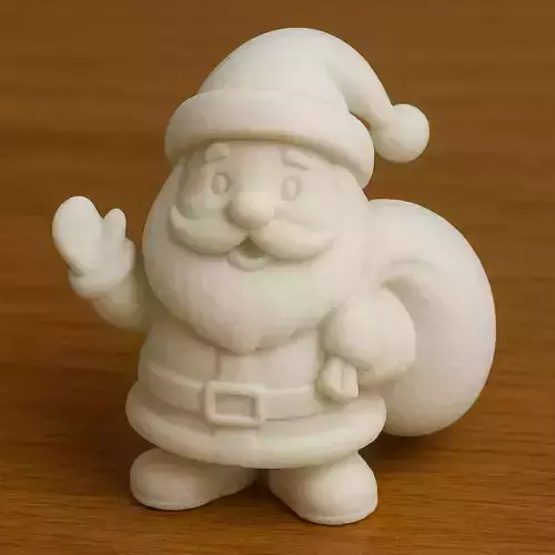Cute Santa Claus 3D print model Cute Santa Claus 3D print model