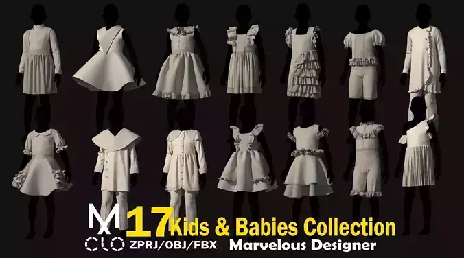 17 Kids and Babies Collection