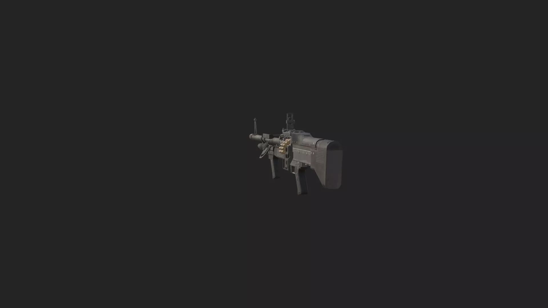 Pistol 3D Model 024 Low-poly 3D model_3