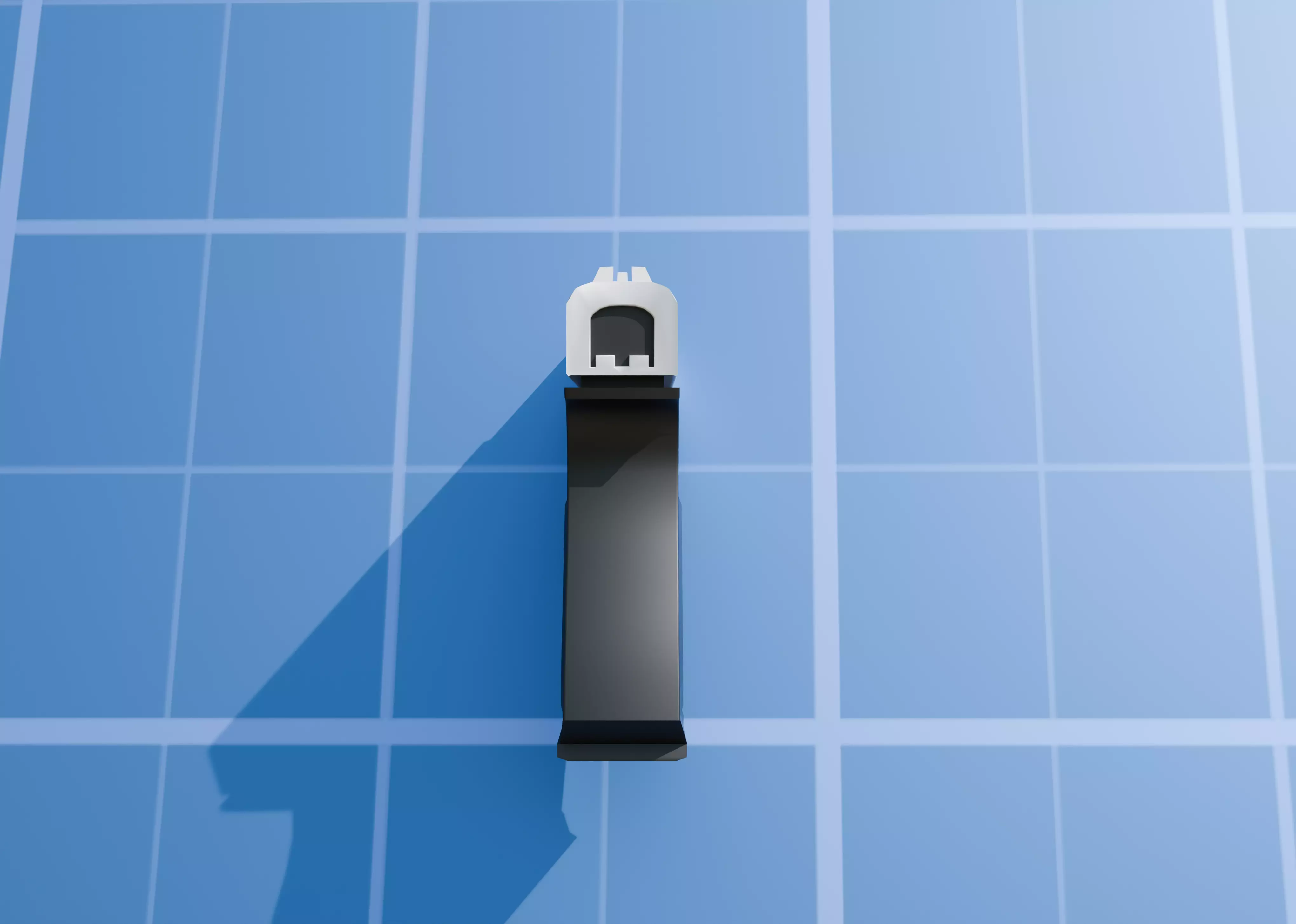 LOW POLY  gun Low-poly 3D model_10