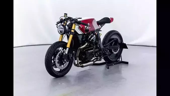 Honda CX 650  Low-poly 3D model