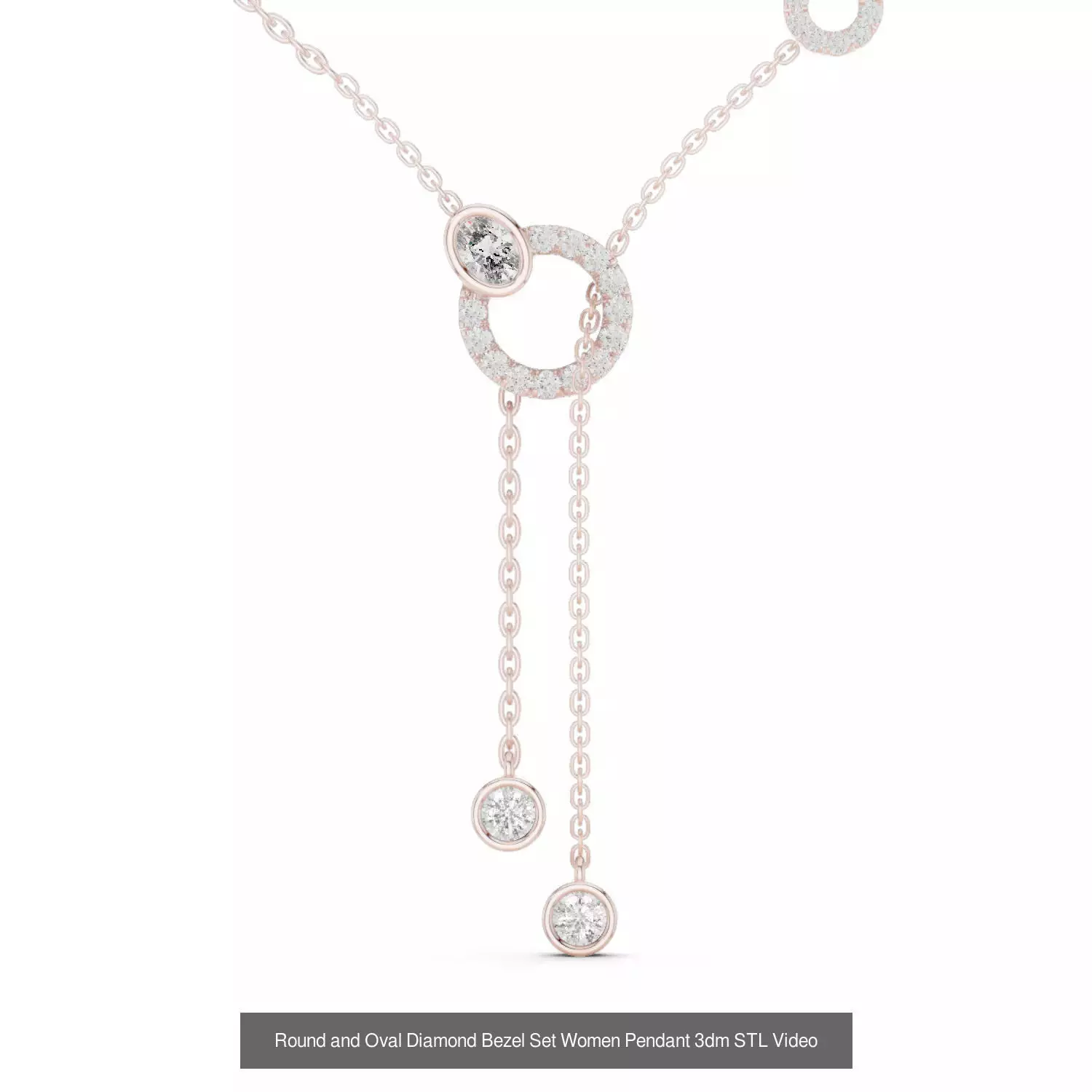 Heart Round Infinity Symbol Pendant Charm 3DM STL Video OBJ FBX 3D Model Collection_6