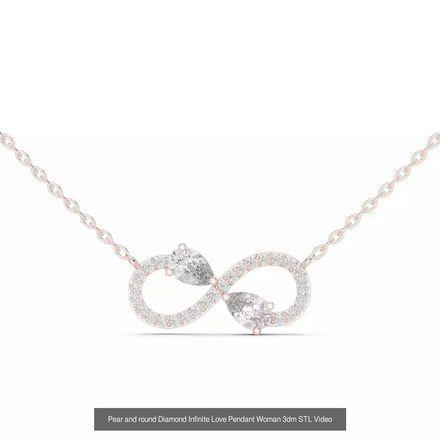 Heart Round Infinity Symbol Pendant Charm 3DM STL Video OBJ FBX 3D Model Collection_18