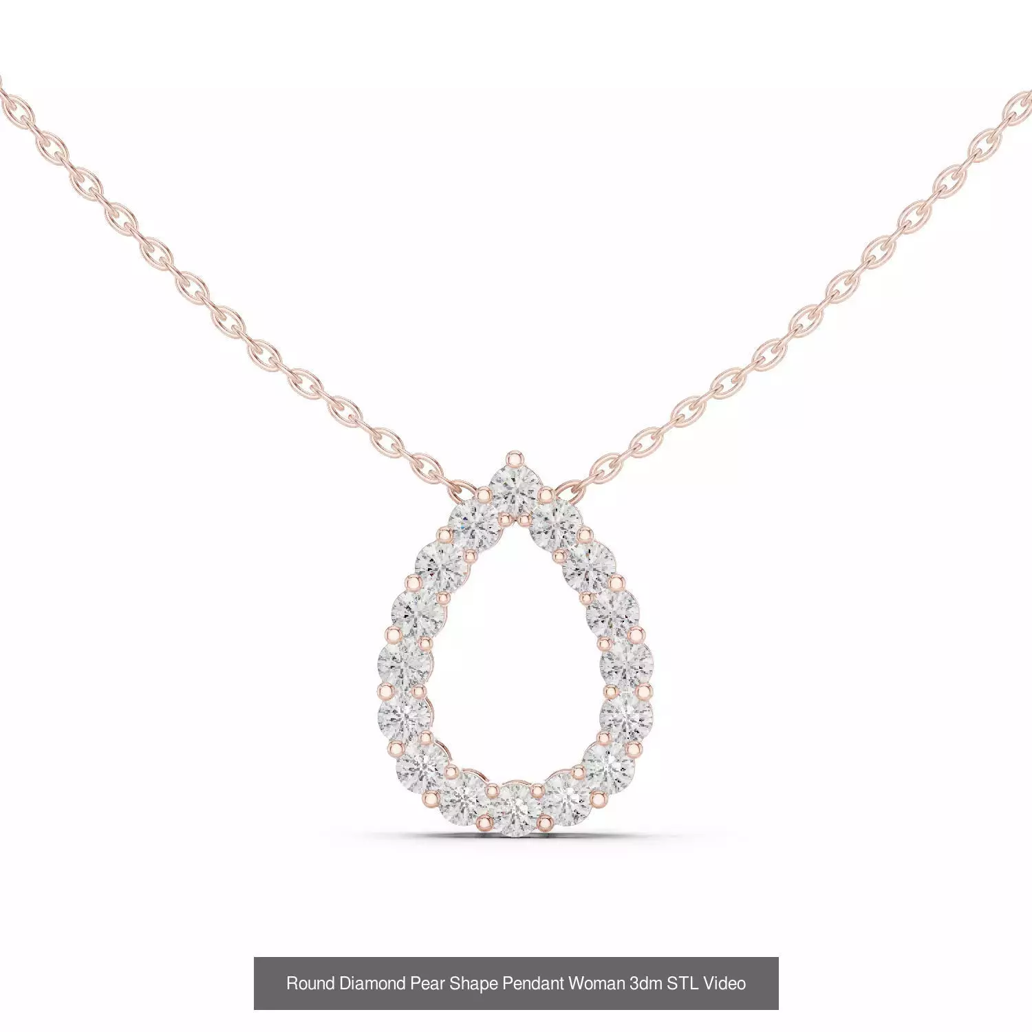 Heart Round Infinity Symbol Pendant Charm 3DM STL Video OBJ FBX 3D Model Collection_20