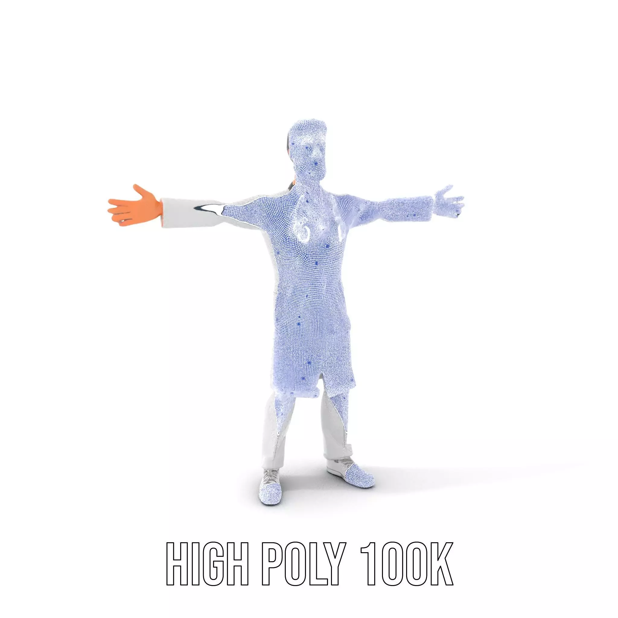 Doctor Character Model Pack with PBR Textures Low-poly 3D model_5