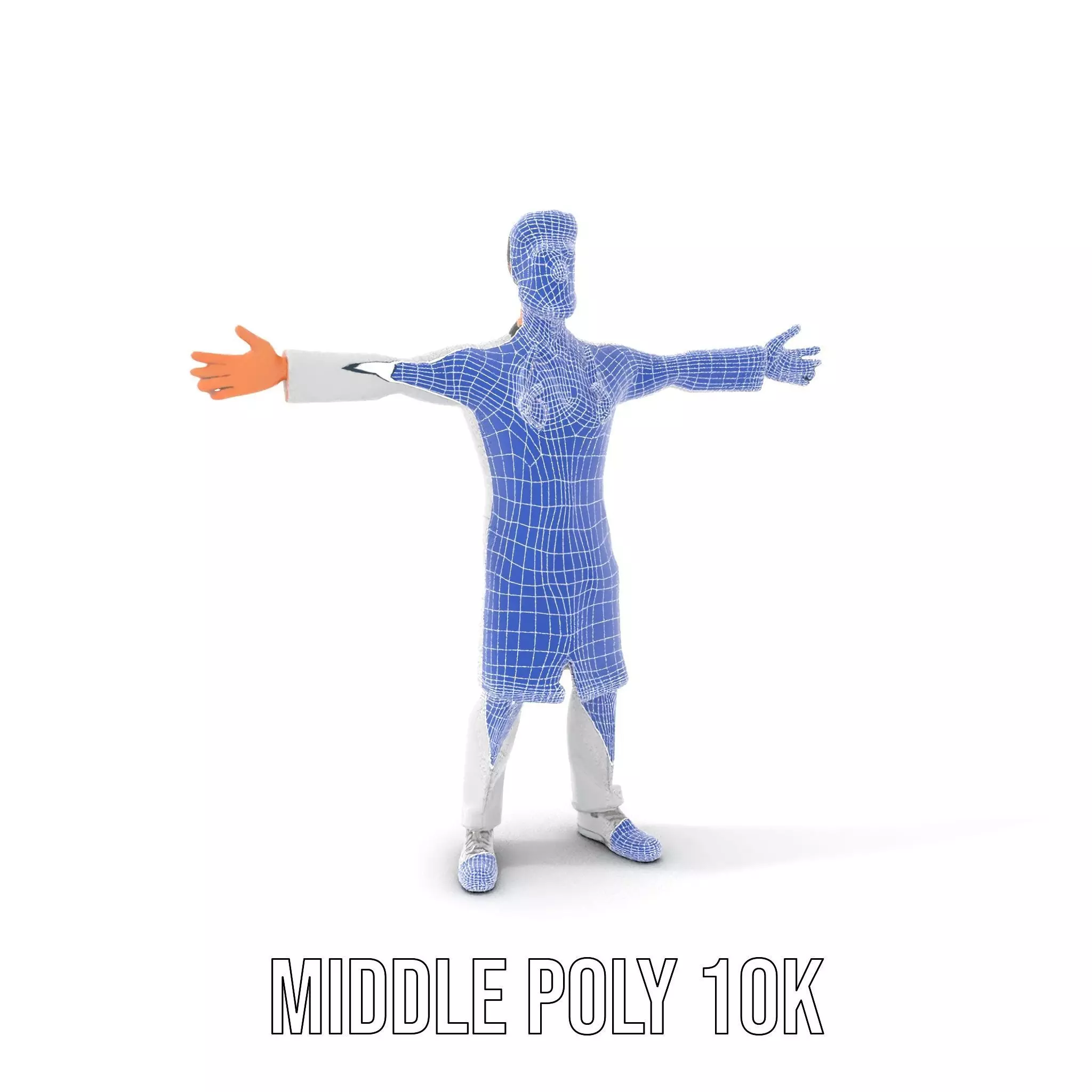 Doctor Character Model Pack with PBR Textures Low-poly 3D model_16