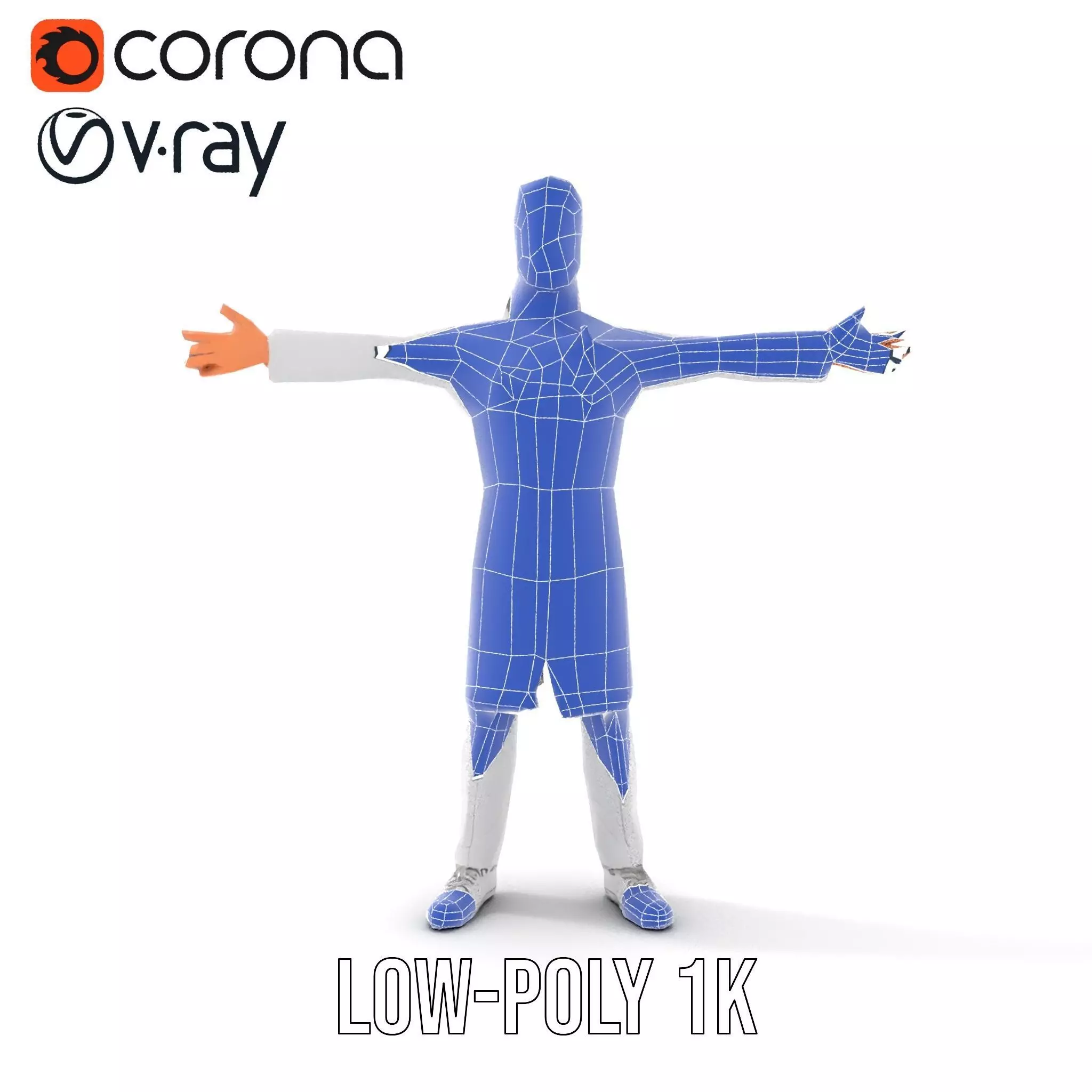 Doctor Character Model Pack with PBR Textures Low-poly 3D model_23